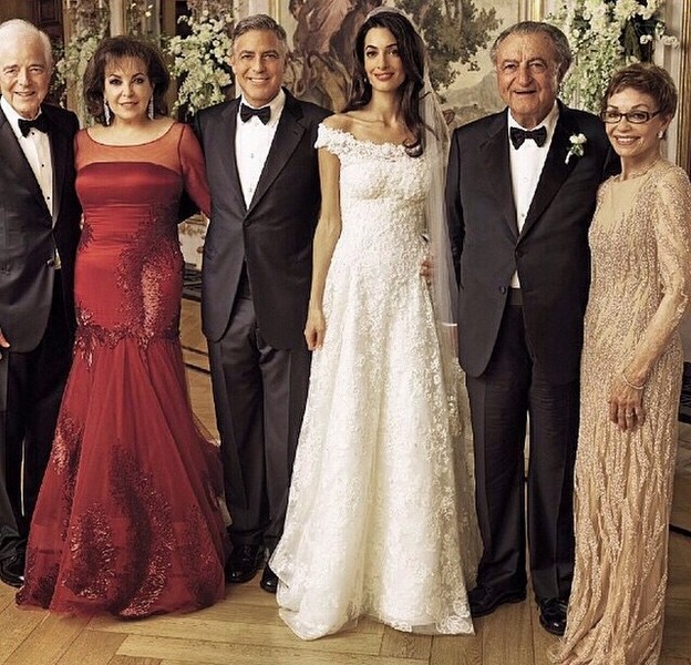 George Clooney and Amal Alamuddin Wedding Pictures